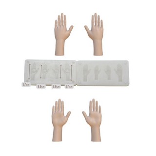 拾光優選好物 超輕粘土工具diy正比手模手辦材料手辦人偶手臂翻模硅膠身體模具, 1個, 小號