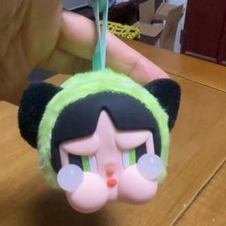 파워퍼프걸 크리비베이비 인형 가방 키링 세트 (핑크) - 귀여운 캐릭터 액세서리, 네네, 1개