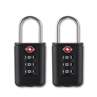 WIDE VIEW TSA旅行箱海關密碼鎖2入組(TSA336)，安全可靠，輕巧便攜