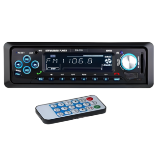 汽車音響主機MP3播放器（藍牙/插卡/收音機/USB）, 1個, JSD-520