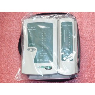 全新含皮套 LED 網路線測試儀 網路檢測器 RJ45 / RJ11 / RJ12, 1個