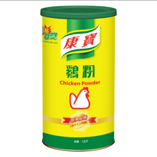 康寶雞粉，優質雞肉原料，經典原味，適用於各種烹飪方式，提升菜餚鮮味, 1kg, 1個