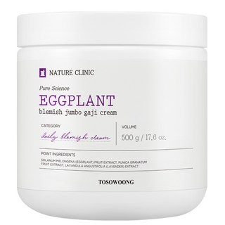 토소웅 네이처클리닉 가지크림, 500g, 1개