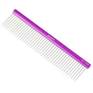 MADAN 마단 7.5인치 칼라 푸들콤 비숑빗 푸들빗 강아지빗 190cm 190W, 퍼플