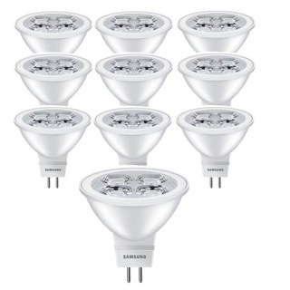 [삼성전자] LED 전구 MR16 5W 2700(전구색) 10개입, 전구색, 10세트