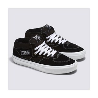 [AK플라자] [VANS] 공용 스케이트 하프캡 워킹화 VN0A5FCDY28 BLACK WHITE