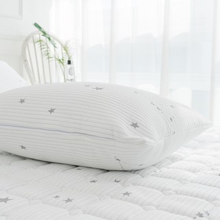 이솔홈 별자리 시원한 여름 쿨링 냉감 패드 카페트 침대패드 듀라론, 05_베개커버50X70, 그레이