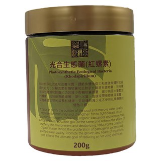 龍爵士水族 光合生態菌粉劑 200g 魚缸水質淨化 除臭分解有機物 SGS檢驗, 1個, 200ml