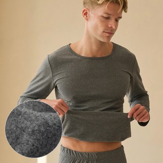 엘라운지 남성 프리미엄 피치기모 상하세트