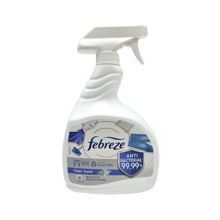 Febrez 페브리즈 항균 깨끗한향 섬유탈취제 920ml 2개 향균 바이러스 제거 침구류 매트리스 섬유 의류 커튼 소파 천소재 카페 스포츠용품