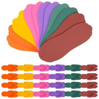 접이식 슬리퍼 24 쌍 남여 호텔 손님 경량 편안한 통기성 미끄럼 방지 일회용 휴대용 부드럽고 아늑한