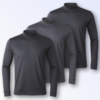 3P macci (마찌) 히트포뮬러 남자 기능성 기모 목폴라 반목 긴팔 티셔츠 (정품)