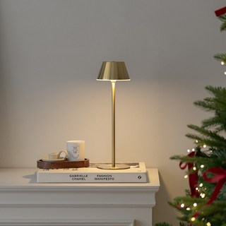 MNLT 로마 테이블 램프 무드등, 실버