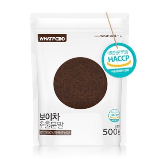 왓푸드 보이차 추출 분말 500g (중국) - 20:1, 1개
