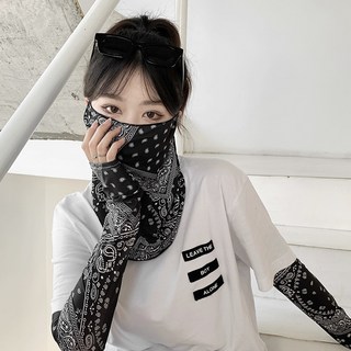 AROEREV 자외선차단 쿨 스포츠 쿨마스크