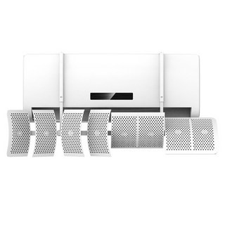 多角度控風冷氣擋風板 - 遮風板/空調擋風板 防冷氣直吹, 1個, 象牙白