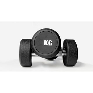 圓頭啞鈴20kg*2支，鑄鐵啞鈴，健身訓練器材，居家健身必備, 1個, 20kg*2支