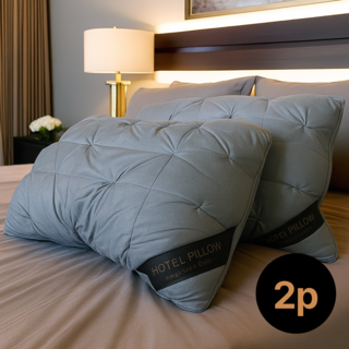 담은일상 5성급 호텔 납품 베개 배게, 2개, 다크그레이