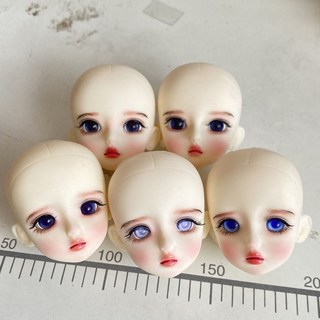 MJDBJD 6分BJD改妝娃娃頭 手繪娃娃頭 3D改妝, 1個, M4,素體（送手組）
