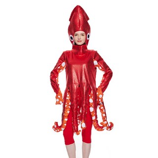 문어 코스튬 인형탈 행사 코스프레 할로윈 무대의상 행사용 생물