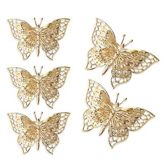 5개) K9 세겹궁중나비 전통 한복 금속장식 명절선물 용돈봉투 포장장식 가채장식 한복악세사리장식 예단장식 외국인선물