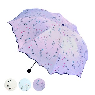 매니셀 휴대용 암막 초경량 3단 양산 우양산