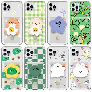 갤럭시퀀텀4 A54 그립톡 스마트톡 카드 수납 투명 젤리 핸드폰 케이스 A546