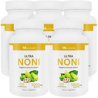 마이라이프 내추럴스 노니 5000mg, 120정, 5개