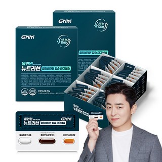 GNM 올인원 뉴트리션 멀티비타민 칼슘 마그네슘, 30정, 2개