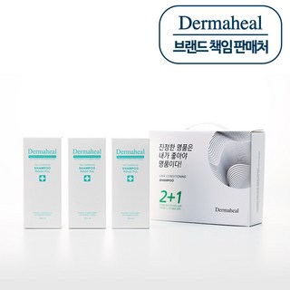 [더마힐공식] 2+1 헤어 컨디셔닝 샴푸 리프레시, 3개, 500ml