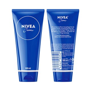 독일 내수용 니베아 크림 튜브, 4개, 100ml