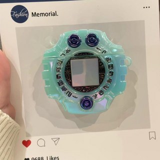 에어팟프로3 디지몬 야광 보호 케이스 Airpod 프로 Apple 에어팟 2세대 커버, 디지몬 야광 싱글 케이스, 애플 에어팟 프로 2