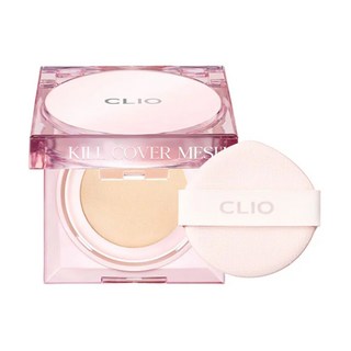 CLIO Kill Cover Mesh Glow Cushion氣墊粉餅，持久保濕，打造自然光澤水潤肌, 4 GINGER(正裝+補充), 1個