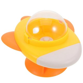 찬움컴퍼니 애완 동물 비행기 간식 놀이 장난감, 1개, 옐로우