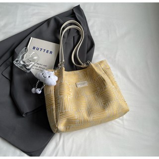 韓版帆布大包包女式2025新款大容量單肩包秋冬百搭學生托特包