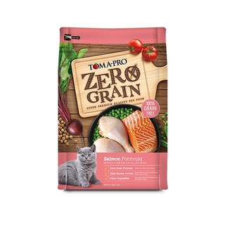 TOMA-PRO 零穀鮭魚全齡貓糧，無穀低敏配方，全齡貓適用，亮毛護膚，維持肌肉健康, 1包, 2.5kg, 鮭魚