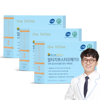 더리틀스 알티지부스터 EPA DHA 알티지 오메가3 rTG 120캡슐 3박스, 120정, 3개
