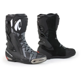 FORMA Phantom 高筒 競技防摔車靴 鈦合金, 黑灰