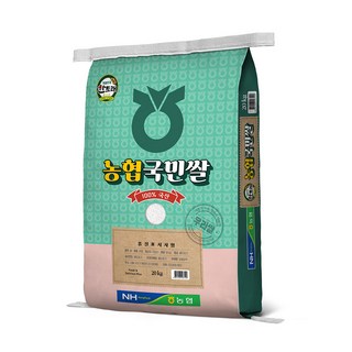 농협 한토래 25년 햅쌀 농협국민쌀 혼합 (전국쌀하나로), 상등급, 1개, 20kg