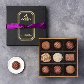 고디바 레전데어 트러플 초콜릿 9개입 겨울 선물 세트, 1개, 1g