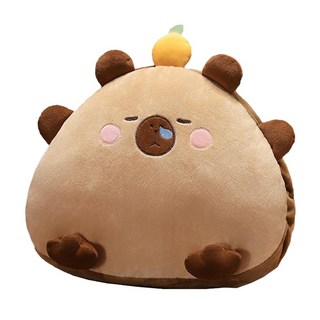 卡皮巴拉水豚君二合一, B款-鼻涕三角水豚+毯子100*100c