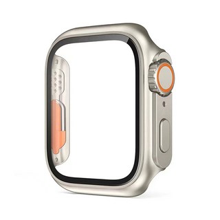 티엑스엘엑스 애플워치 호환 울트라 변신 드레스업 케이스, 티타늄, 1개