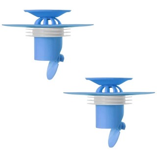 葉子小舖 防臭防蟲集髮排水孔蓋 2個, 顏色隨機