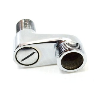 加長曲腳-帶止水偏心曲腳 偏心螺絲拐腳彎角接頭 加寬型彎腳器【AI348】, 1個, 如圖