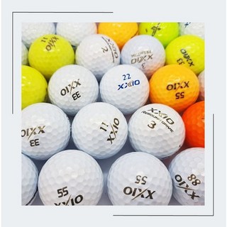 던롭 젝시오 슈퍼소프트 3피스 A+ 30알 컬러 혼합 골프공 풀샷과 퍼팅 모두 부드러운 느낌, 1세트, 30개입, 컬러혼합