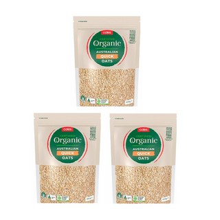 콜스 유기농 퀵 오트밀 귀리 Coles Organic Quick Oats, 3개, 500g