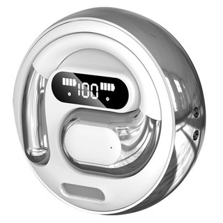 다국어 번역용 AI 헤드폰 블루투스 이어폰 지원 144개 언어 실시간 번역 학습 여행 업무용 앱 포함 무선 이어버드 번역기 (화이트), 다국어 번역용 AI 헤드폰, 블루투스 이어폰 지원 14