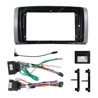 메르세데스 벤츠 R 클래스 W251 R300 용 안드로이드 자동차 라디오 근막 프레임 하네스 설치 패널 GPS 멀티, 01 BZ07