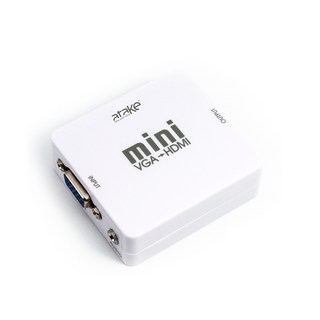 ATake VGA轉HDMI轉接器，隨插即用，高解析度影像傳輸，輕鬆連接舊型設備至HDMI顯示器, 1個