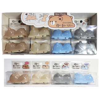 1500 곰돌이 롤러 청소기 1pc(랜덤발송) 1세트(4pcs) 지우개 청소기 지우개똥 학생용 책상 클리너 준비물 학용품, 1개